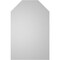 Ekena Millwork Octagonal Top Surface Mount PVC Gable Vent w/ 3-1/2"W x 1"P Standard Frame, 26"W x 40"H GVPOT26X4001SN - alternate 5